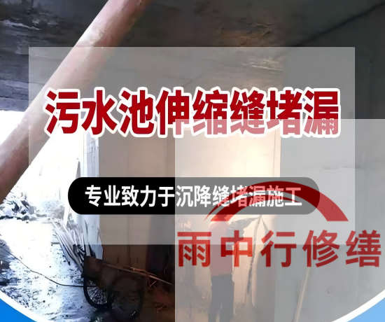 平谷某污水处理厂钢筋混凝土池堵漏案例